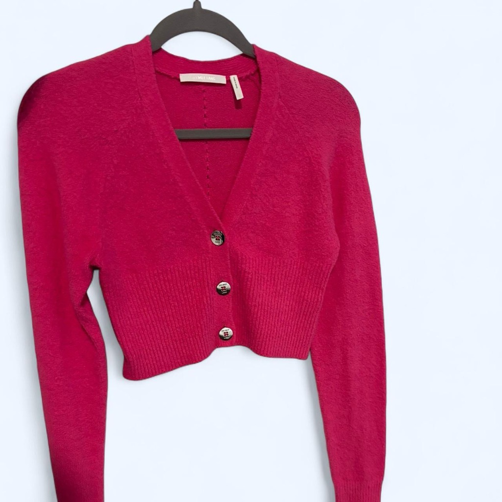 Helmut Lang Fuchsia Knit Top